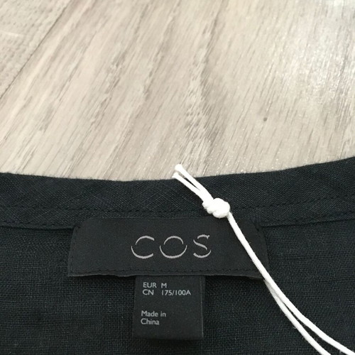 COS linen shirt M black, new