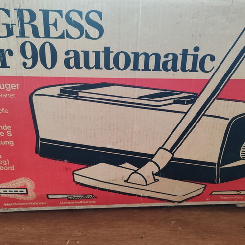 Progress super 90 auto vintage vacuum cleaner 1968 used with all accessories