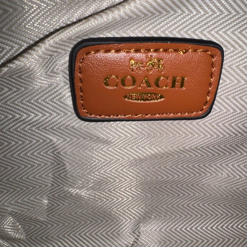 Coach Signature Brown Shoulder Bag used