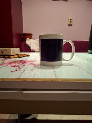 Porcelain tea cup with changing colors new