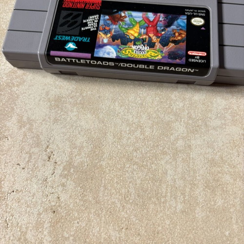 Battletoads / Double Dragon Super Nintendo SNES game, American
