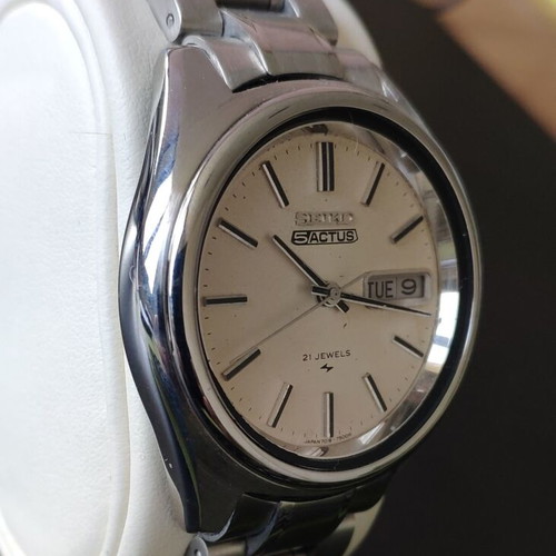 Seiko 5 Actus 1973 Automatic 34mm Watch, Like New, Serviced
