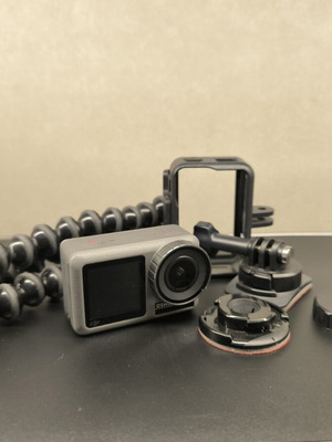DJI Osmo Action 1 κάμερα σαν καινούργιο με Joby GorillaPod και αξεσουάρ