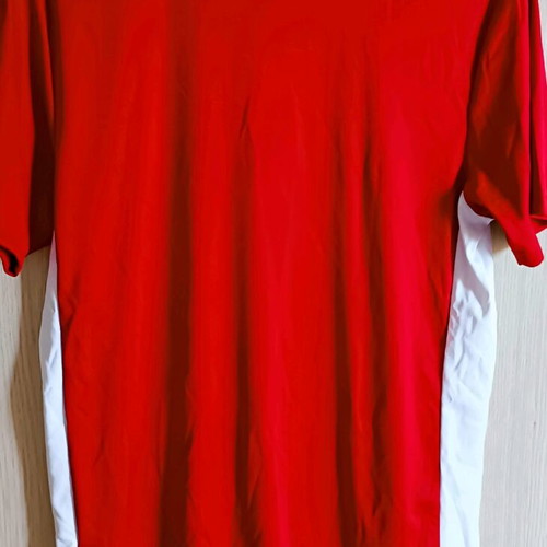 Adidas men's shirt new, red with white details, size S/M