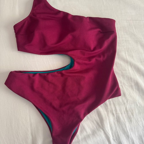 Maaboo one-piece swimsuit like new, purple, size M
