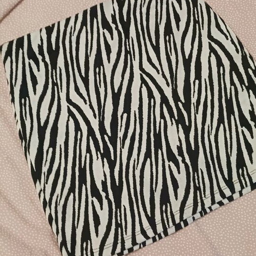 Animal print mini skirt like new, size M 38 10