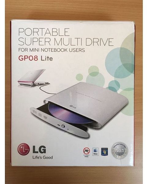  LG GP08 Lite DVD-RW CD-RW USB drive
