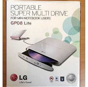 LG GP08 Lite DVD-RW CD-RW USB drive
