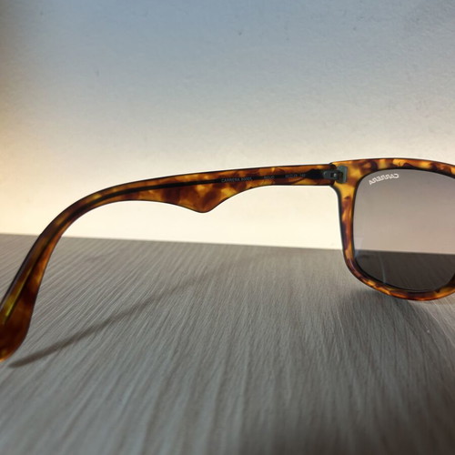 Carrera sunglasses with case and cleaning cloth, beige and brown