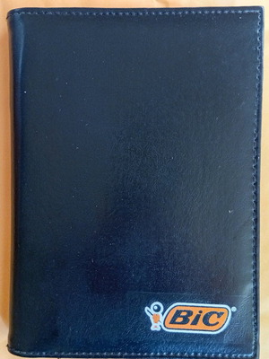 Bic folding solar calculator used