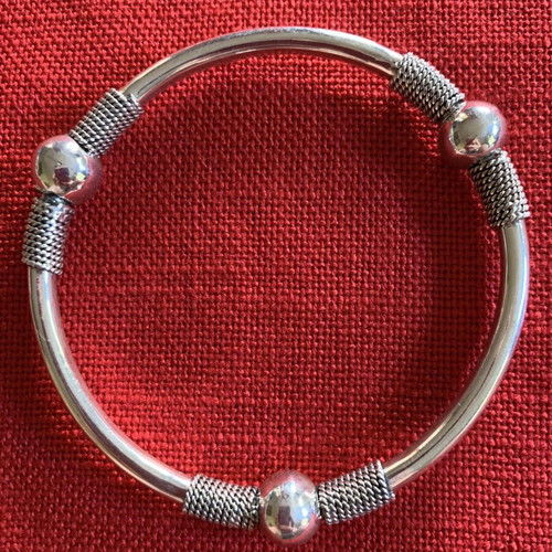 Silver handmade bracelet new, boho style, 925 sterling