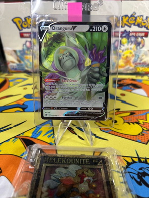 Pokemon card Oranguru V holographic καινούργιο