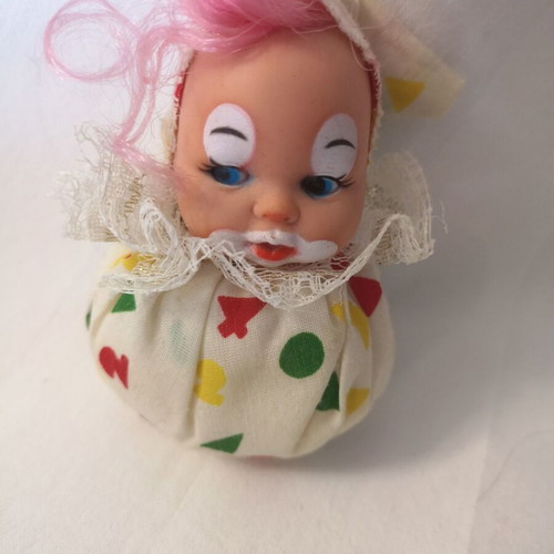 Vintage clown doll used