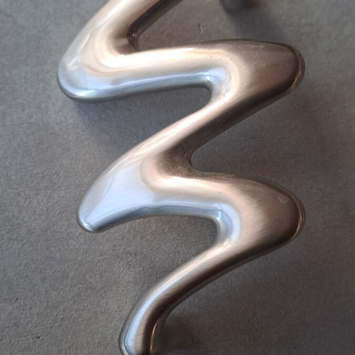 Handles for drawers or cabinets new, set of 10 pieces inox