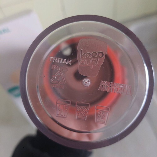 Keep Cup Kauri Plastic Cup with Lid Transparent 454ml New