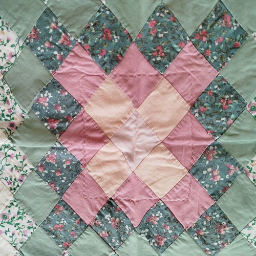 Patchwork pillowcases set like new, cotton, 2 pieces