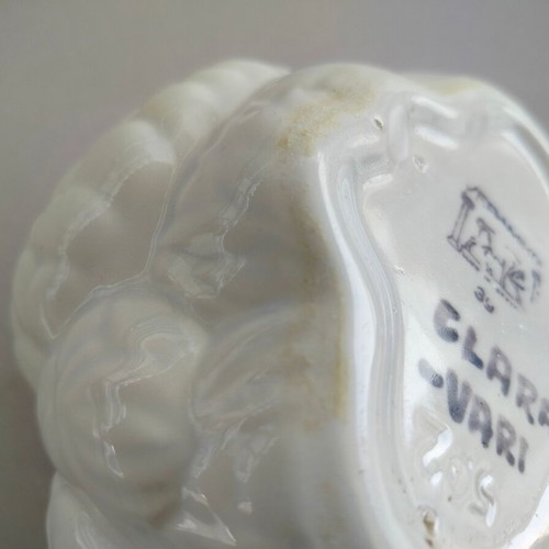 Porcelain decorative swan used, Keramikos