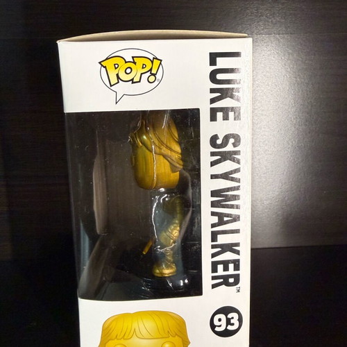 Funko Pop Star Wars Luke Skywalker Gold Metallic #93 mint
