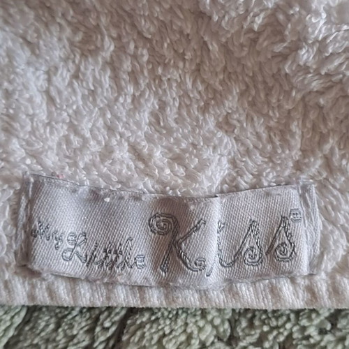 Cotton white women's bath towel like new, 132x76.5 cm