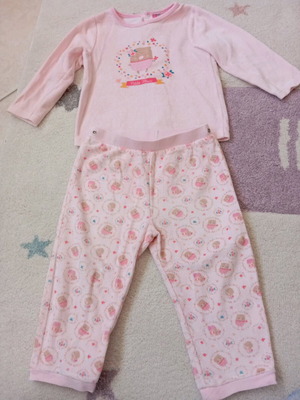 Orchestra pajamas like new, soft fabric, size 2 years