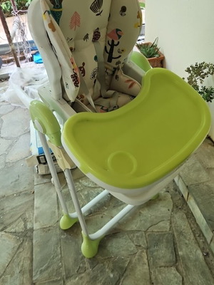 Chipolino high chair used with new waterproof cushion