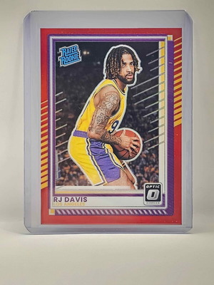 2025-26 Panini Donruss NBA RJ Davis Rated Rookie Optic κάρτα καινούργια