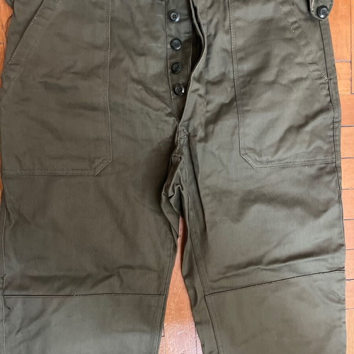 American military pants like new, cotton, Greek production 1987, size large
