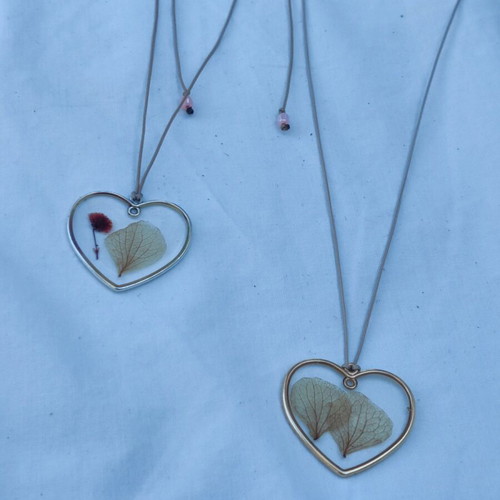Heart necklace handmade