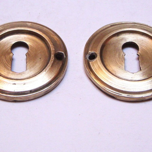 French door handle used, brass 19th century