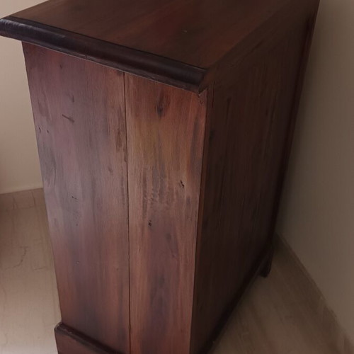 Small wooden cabinet like new with two drawers and cupboard