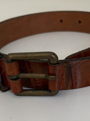 Vintage style belt brown, like new, 90cm