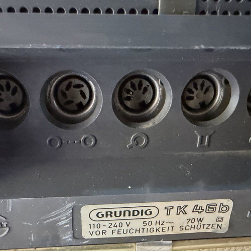 Grundig TK 46 μπομπινόφωνο, 1960