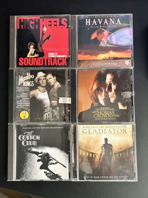 Original Movie Soundtracks CD set of 6 used with signs of wear