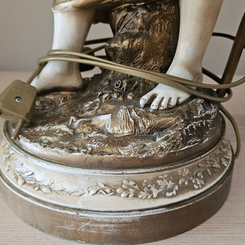 Auguste Moreau table lamp used