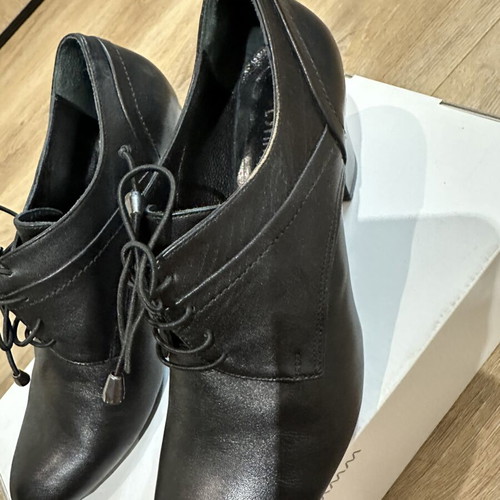 Esthissis leather shoes black size 38