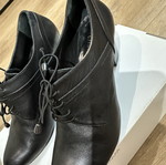 Esthissis leather shoes black size 38