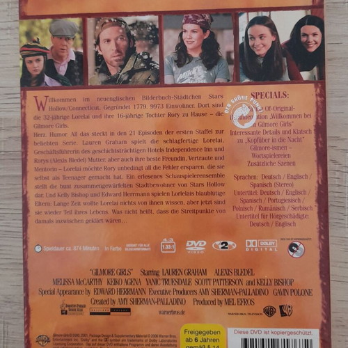 GILMORE GIRLS COMPLETE SERIES 1-5 DVD REGION 2 BRAND NEW GERMAN EDITION