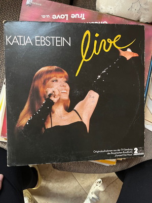 Katja Ebstein double vinyl live like new, blues