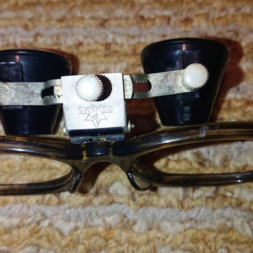 Vintage dental glasses used