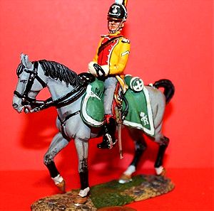 Del Prado Μολυβένια Στρατιωτάκια Trooper Wurttemburger Jager zu Pferd Konig 1809 Σε καλή κατάσταση. Η σάλπιγγα που έχει στην πλάτη έχει ξεκολλήσει και θέλει κόλλημα. Τιμή 9 ευρώ