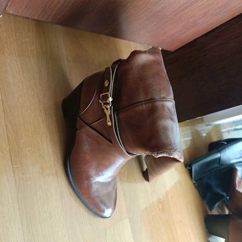 Migato brown ankle boots like new, size 41