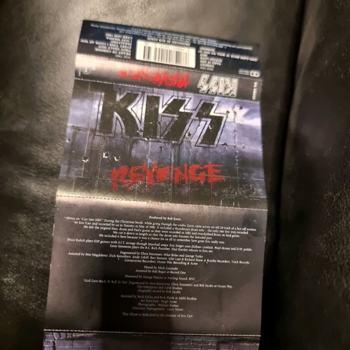 KISS Revenge cassette tape used, rock
