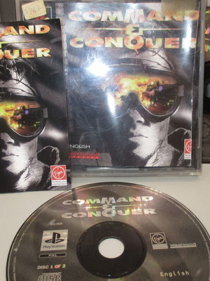 Command and Conquer PS1 PAL употребяван, комплектен