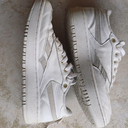 Reebok athletic shoes used size 38 white