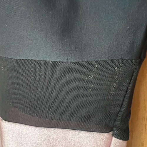 SunsetGo leggings used, black with pink and mesh, size S