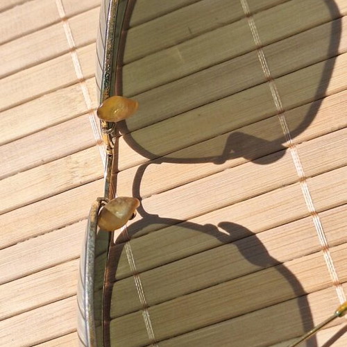 Ray Ban Caravan sunglasses vintage used, made in USA by Bausch and Lomb