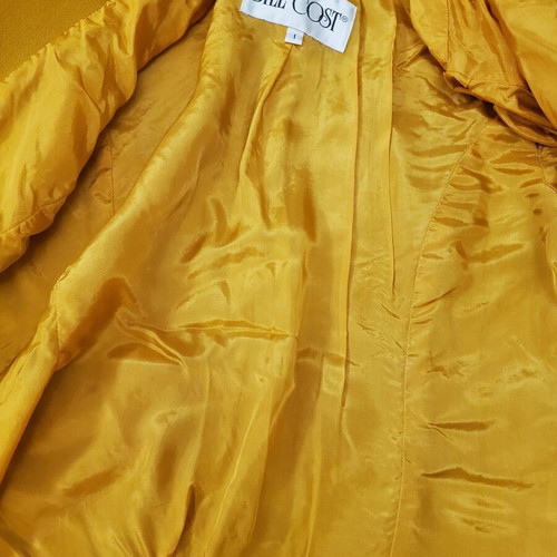 Bill Cost women's jacket yellow with black details used