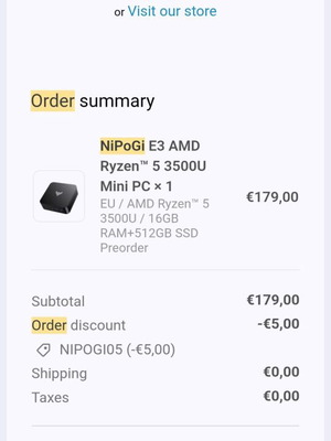 Mini PC set with monitor and Canon Pixma G2430 ink tank printer new