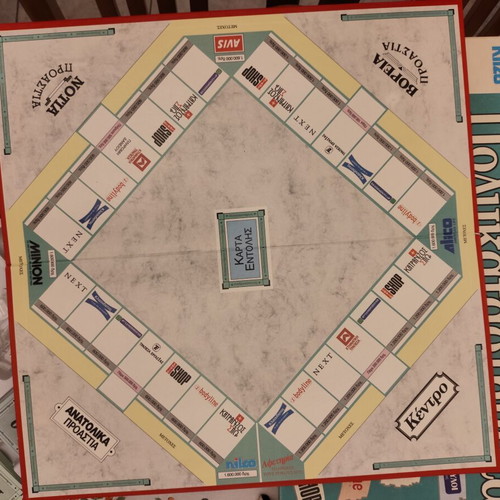Vintage Board Game Polykatastimata 1990 Like New