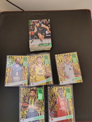 Top Class Euroleague Cards pack of 41 and 5 Holo Giant cards like new